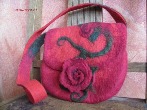 Rosenrot tasche