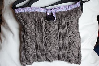 Eigens designt und gestricknht - meine "BB Bag"