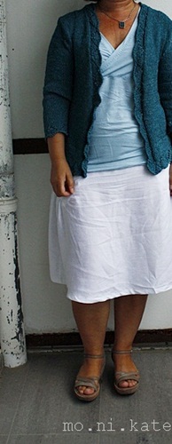 die passende strickjacke