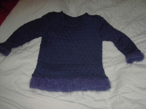 Blauer Pulli
