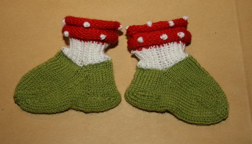 Glckpilz-Socke Gr. 18/19