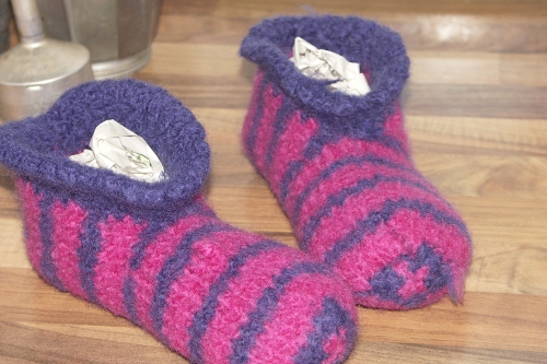 Strickwalkpuschen