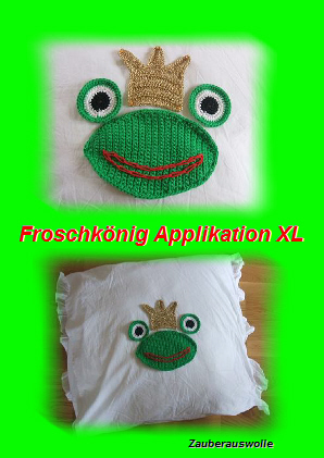 Froschknig Applikation XL