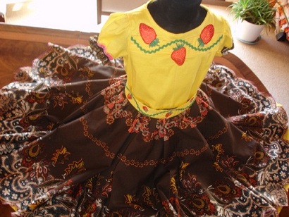 Sommertraumkleid Erdbeere