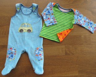 Strampler und Zwergenshirt