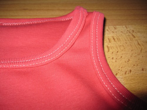 Mein erster Versuch mit Zwillingsnadel und Jersey