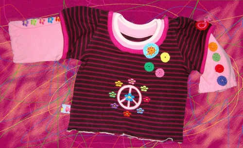 Double Tea Shirt fr die Mummeline