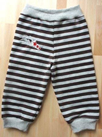 Ringelhose aus Sweat