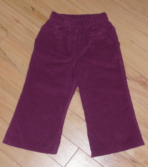 Mini-Schlaghose in lila