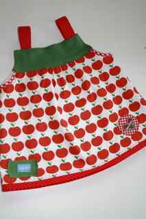 Zwergenkleid Retro Apfel