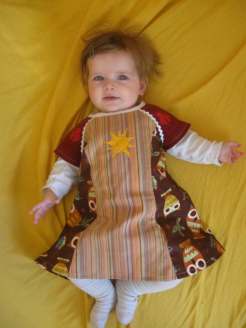 Baby-Roxy am Modell