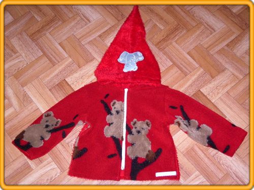 Zipfeljacke aus Boucle