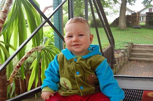 Nicky Jacke am Kind