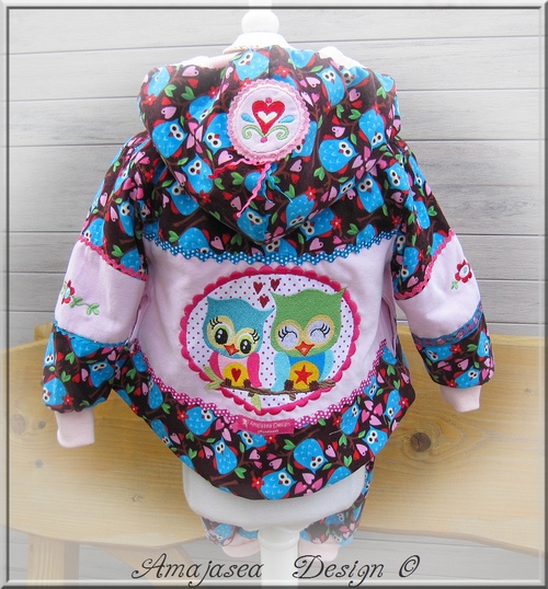 Mntelchen Eule Mix aus Jade