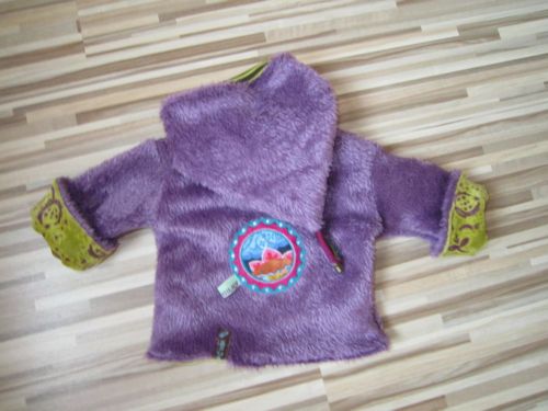 Baby Zipfeljacke in Lila