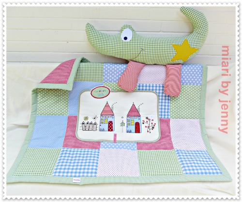 Krabbeldecke und einen Henry