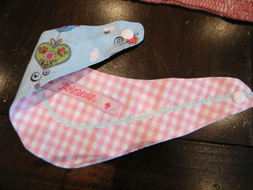 Wendetuch mit Druckknopf