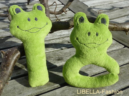 Grefling & Rassel im Frosch-Motiv
