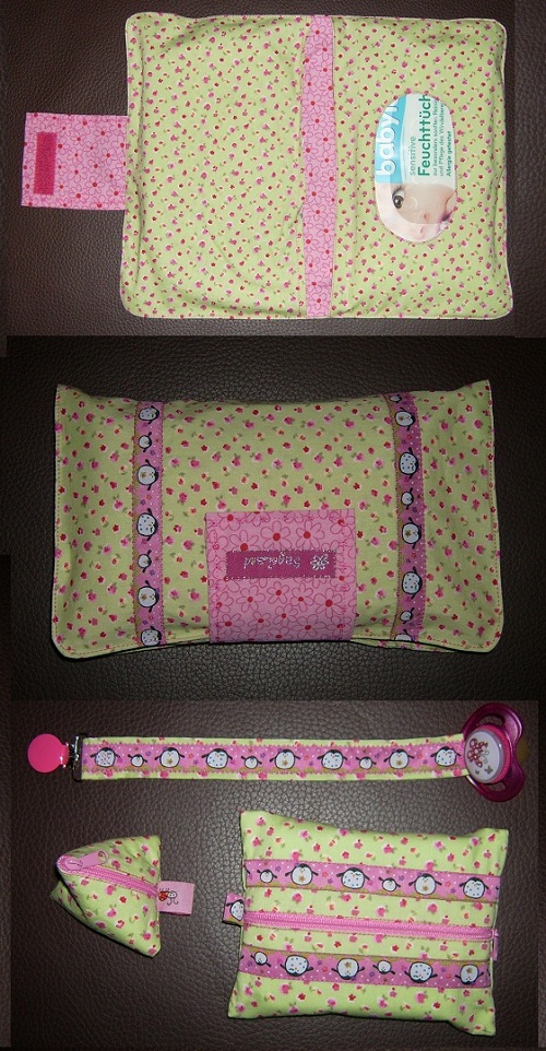 Windeltasche, Feuchtchertasche,