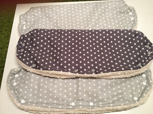 3 Kinderwagen -Muff .....