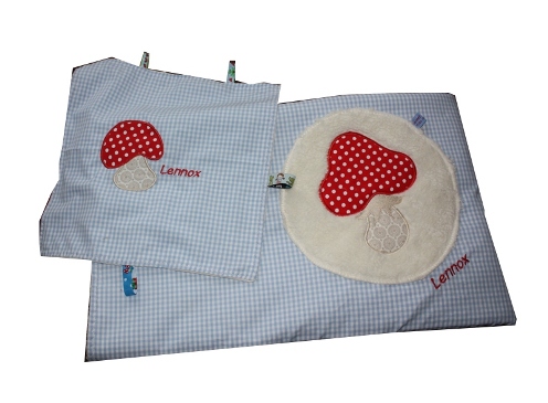 Babydecke mit passendem Schnuffeltuch