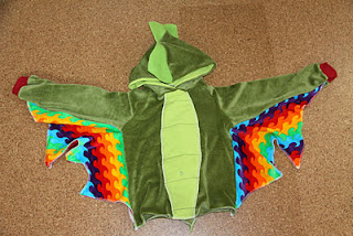 Drache von vorn...
