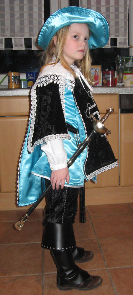 Musketier von der Seite...