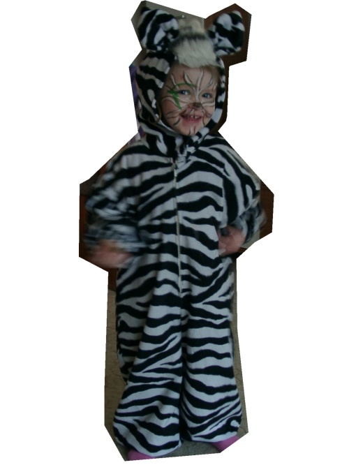 ein kleines Zebra namens Lara