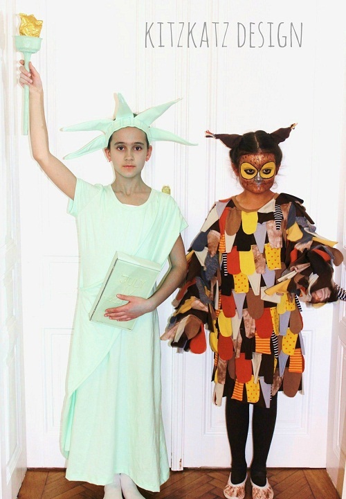 Miss Liberty und Eule