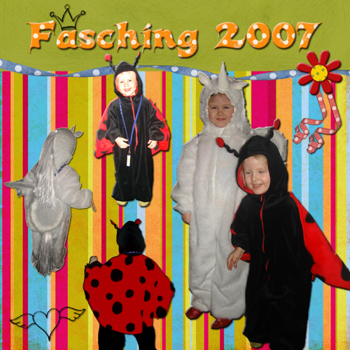 Unsere 1. Faschingskostme