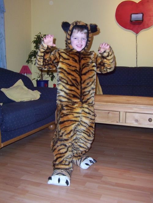Gestern die Prinzessin, heute der Tiger ;o)