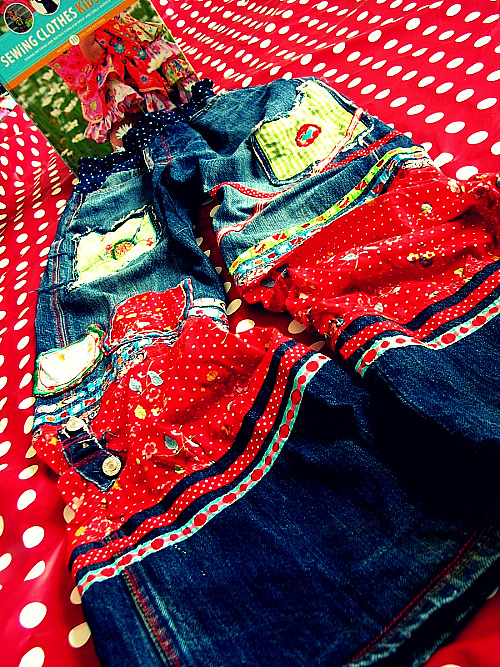 Dortje aus Papas alten Jeans....