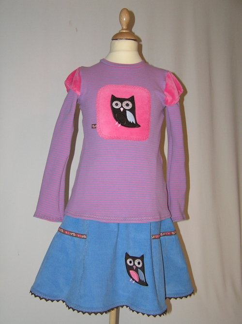 Eulenset: Antonia und Fenna.