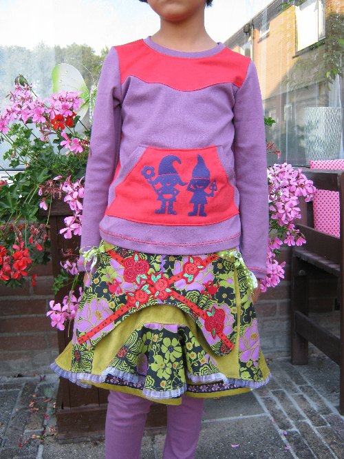 Falda, Klein Fan, Laguna leggings