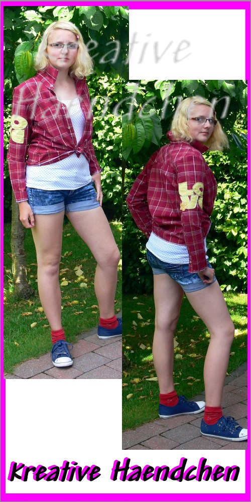 ehemals Oberhemd ☺♥ ☺jetzt Teeniebluse