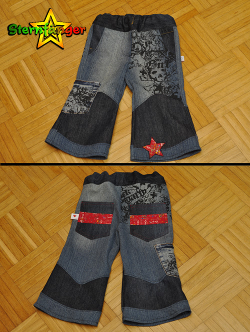 Jeans aus alten Jeans