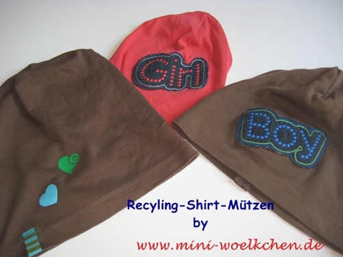 Recycling Mtzen aus alten Shirts