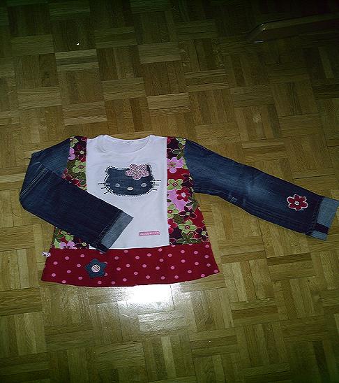 alte Jeans und altes T-Shirt=neues Sweatshirt