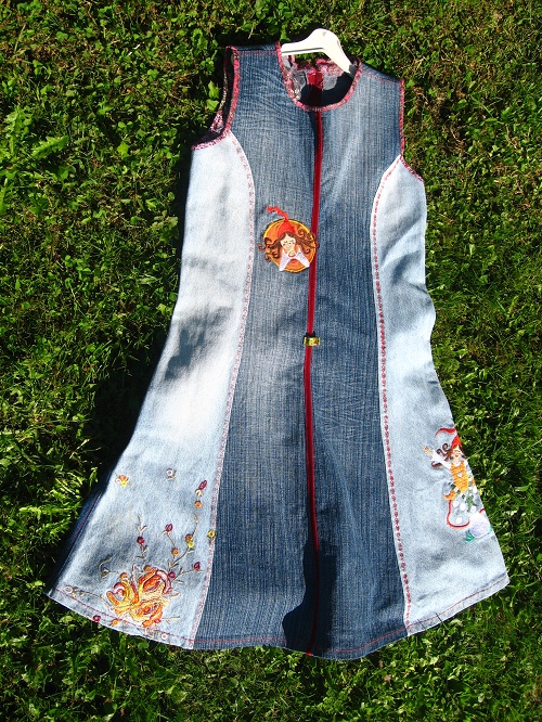 Muriel aus alten Jeans