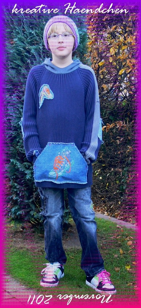 ☻cooler☺ Strickhoodie☻