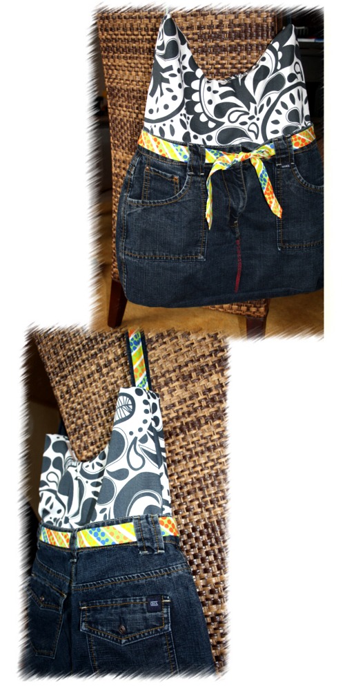 alte Jeans - neue Tasche