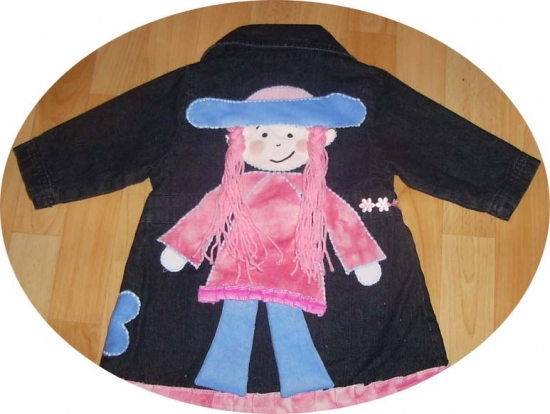 Jeansmantel hinten von Alalida