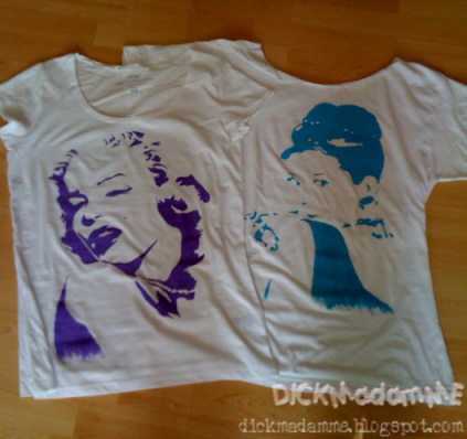 Aufgepimpte Shirts...