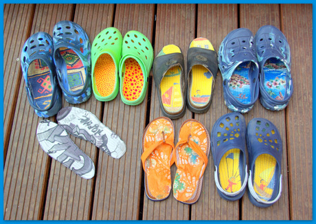 Viele, vielle bunte...Schuheinlagen