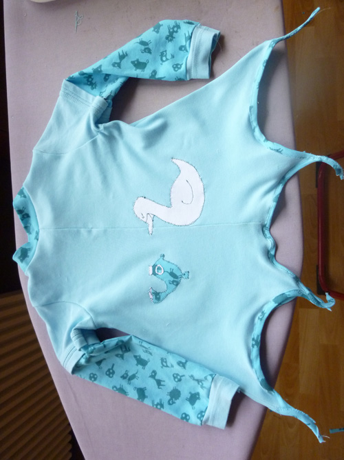 Maries Shirt von hinten
