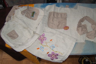 zerschnittene Barbiehose...