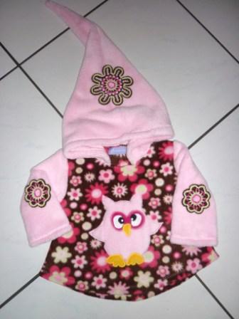 Eule / Zipfelpulli Lina