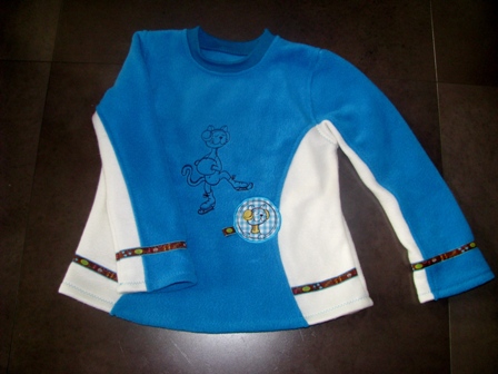 Sweater in fleeceresten 2