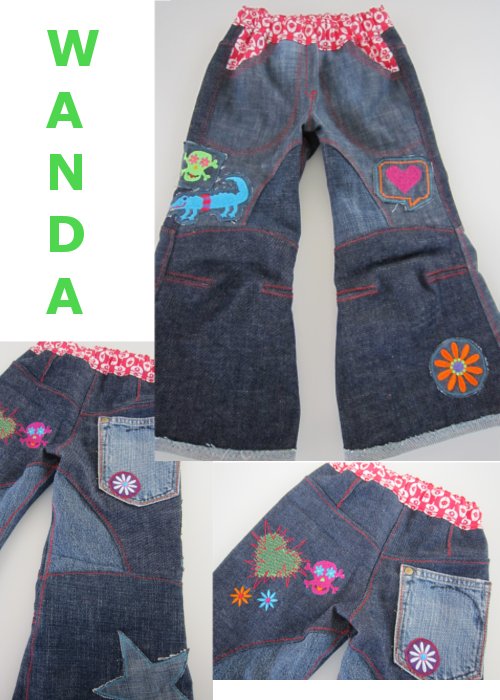 ...mal wieder eine Recycling-Jeans