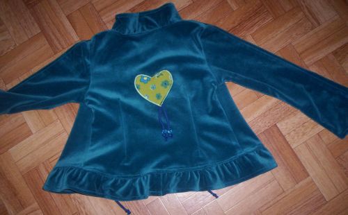Nickijacke von hinten